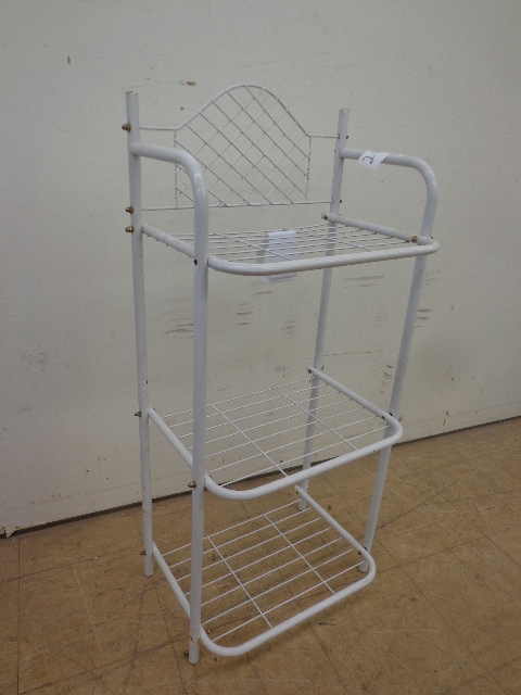 3 Shelved Metal Stand