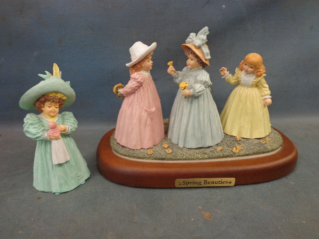 Spring Beauty Figurines