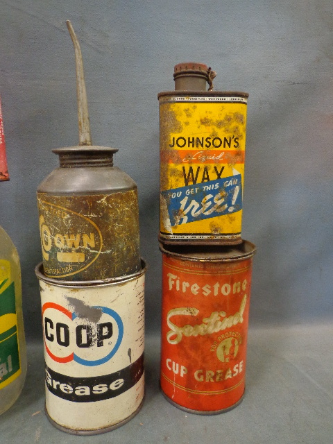 Tin Cans, Crock & A Bottle