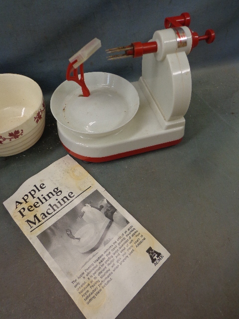 Apple Peeling Machine, Ashtray & More