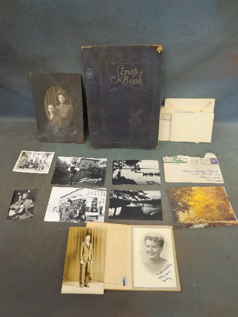 Post Cards, Scrape Book & Photos