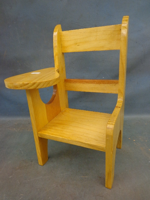 Small Wooden School Chair