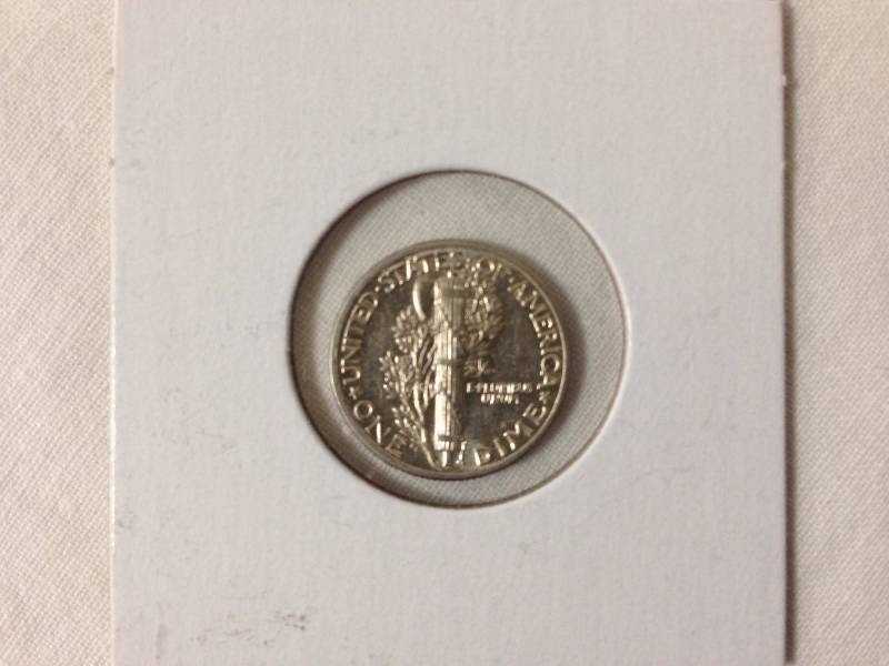 1943 Mercury Dime AU Condition