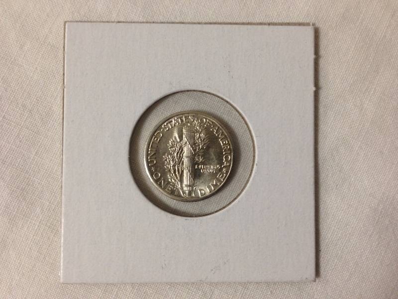 1942-D Mercury Dime AU Condition