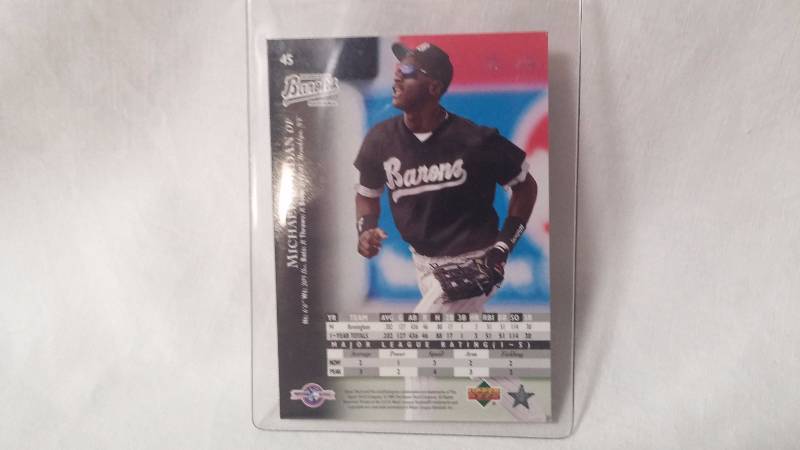 Michael Jordan, 1994 Upper Deck Baseball Card.