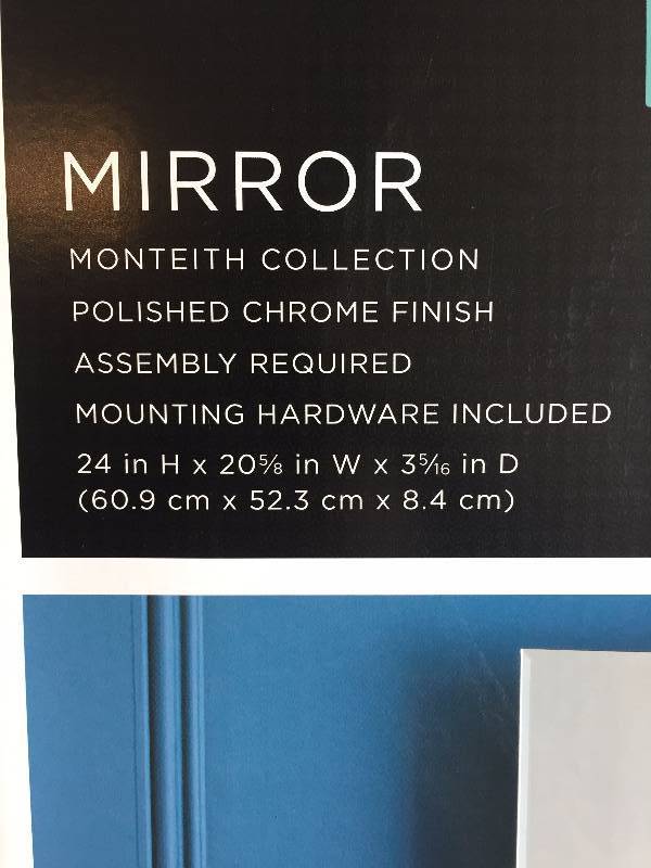 lot 34 image: VANITY MIRROR