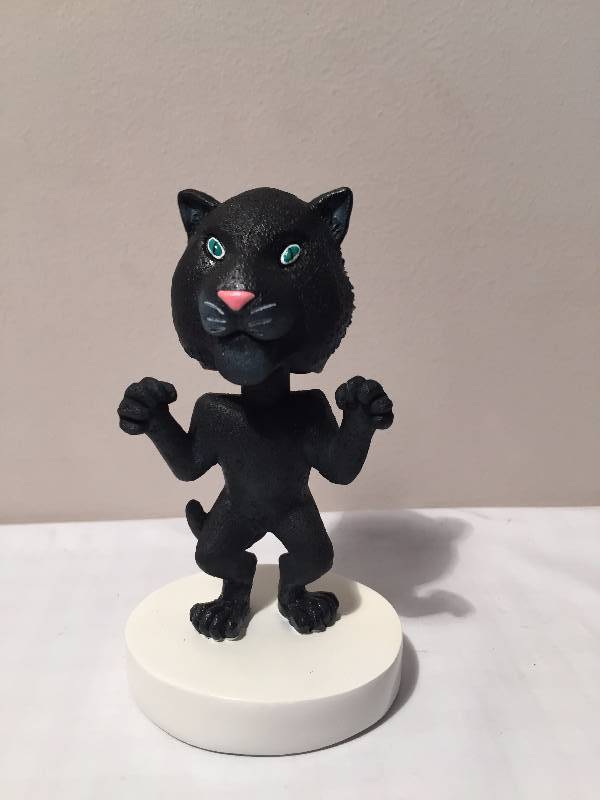 lot 45 image: PANTHER BOBBLE HEADS
