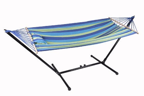 Cayman Oversized single hammock and stand combo L51-1114