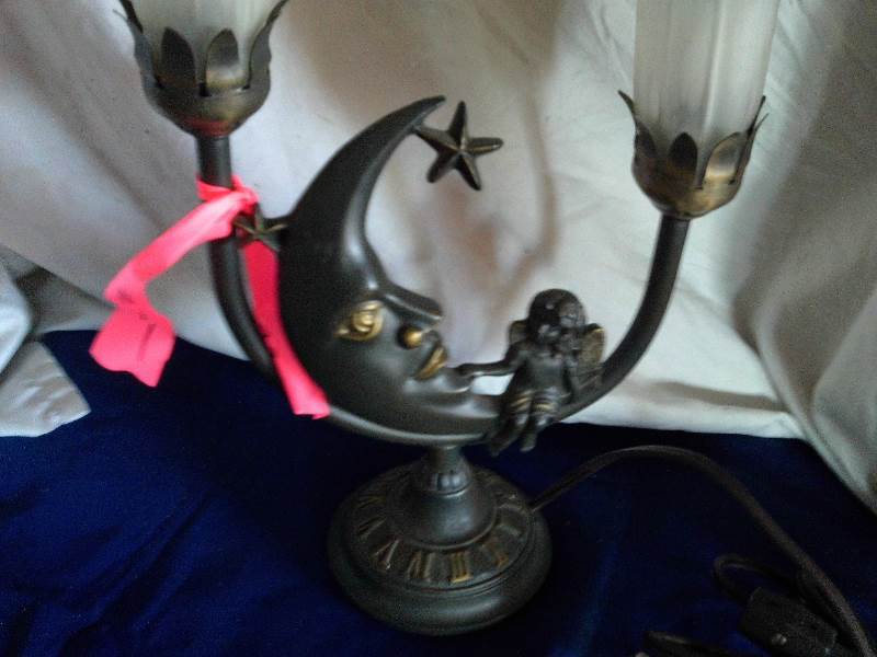 vintage moon lamp
