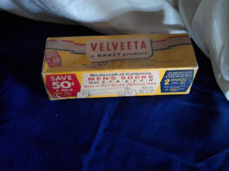 vintage velveeta cheese box