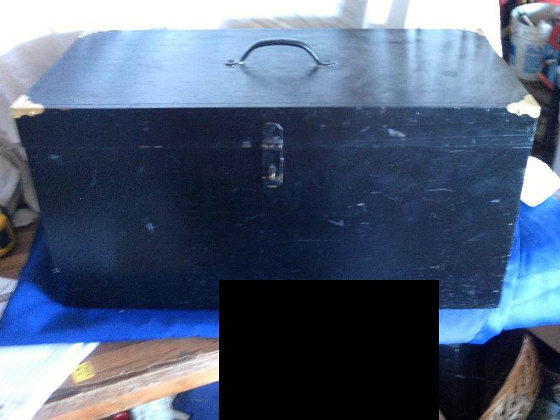 heavy wooden carry box
