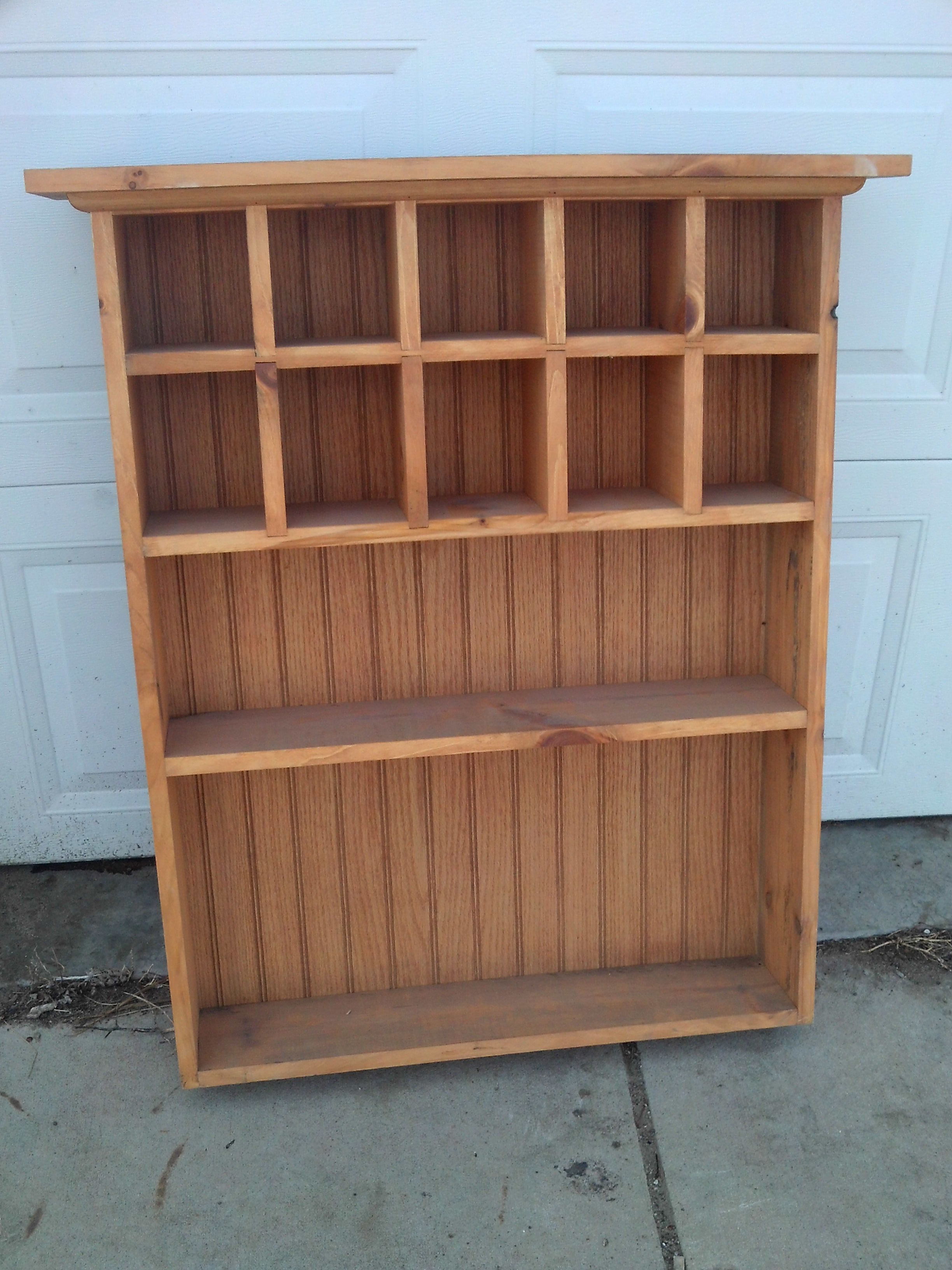 solid wood wall shelf