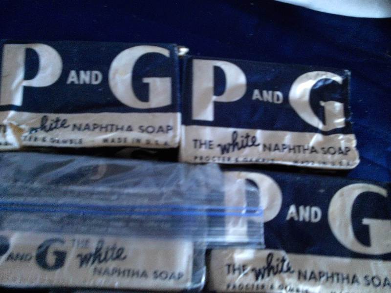 5 bars vintage procter and gamble soap