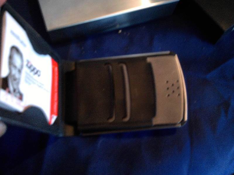 zippo stainless money holder
