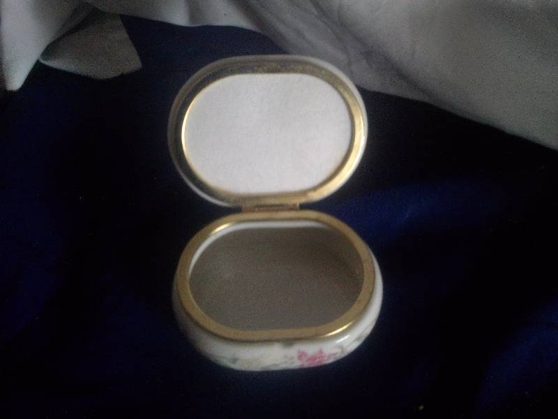 glass trinket box