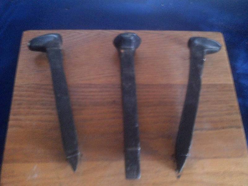 vintage railroad spike wall decore