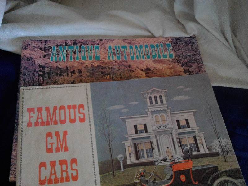 2 vintage car pamflits