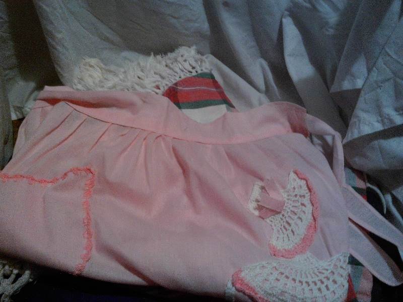 1 table cloth 1 apron