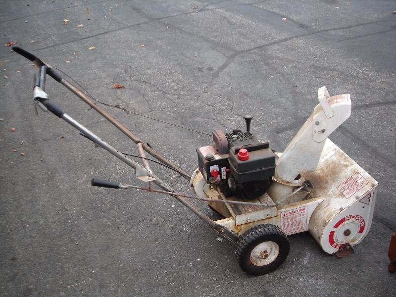 Roper 22 Inch Snow Blower, 4 Hp, Has Compression, Untested, Needs Repair