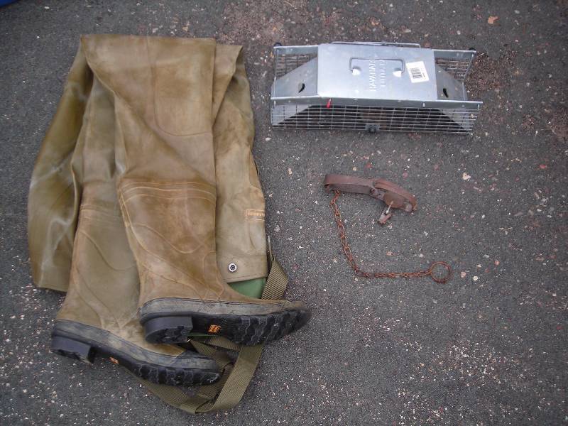 Have-A-Heart Live Trap, Other Trap, Pair Waders Size 12