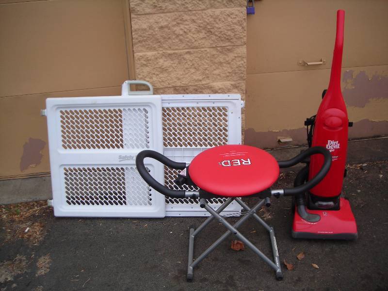 Dirt Devil Vacuum, Baby Gate, Exerciser