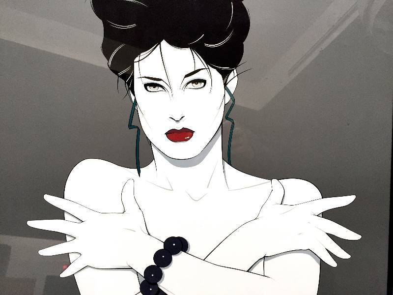 Large collectible print Nagel in frame