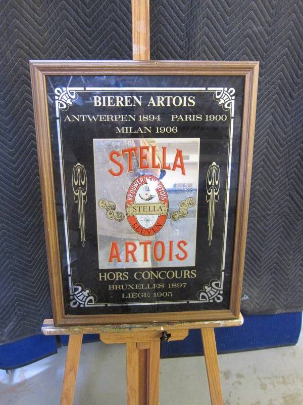 lot 15 image: Stella Artois Beer Sign