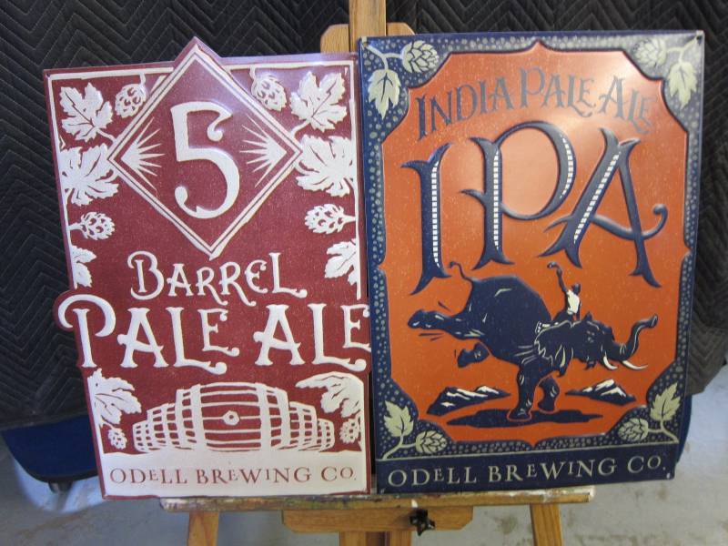 lot 27 image: Pair of Beer Signs