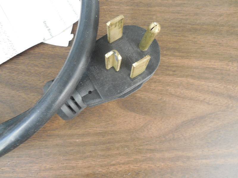 ELECTRIC RANGE POWER CORD