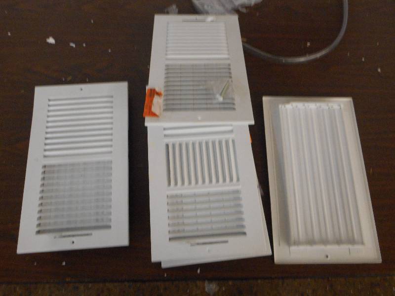 (5) 12 X 6 HEAT REGISTERS