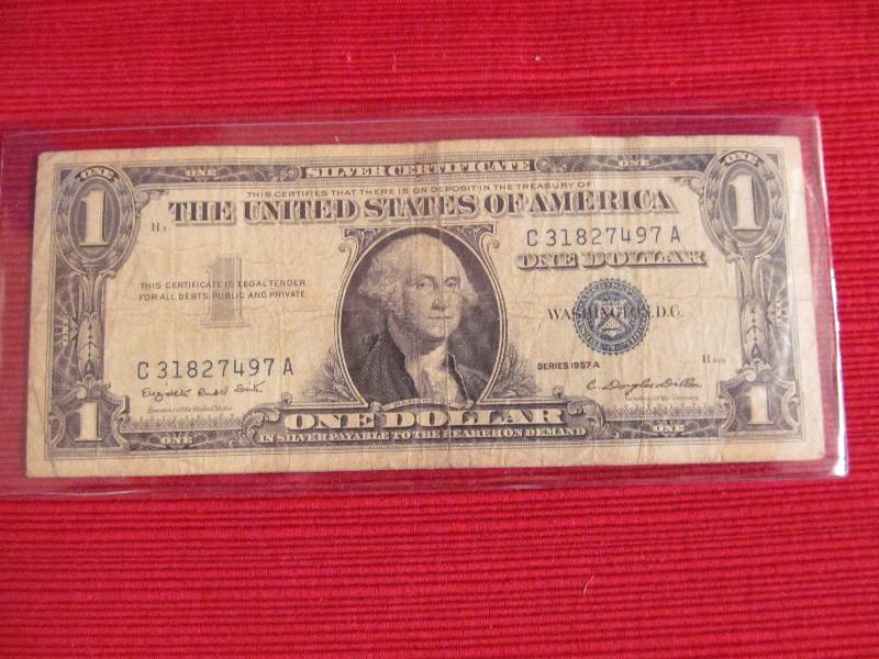 lot 103 image: Silver Certificate