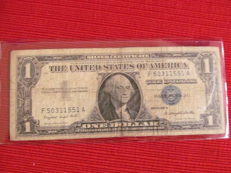lot 104 image: Silver Certificate
