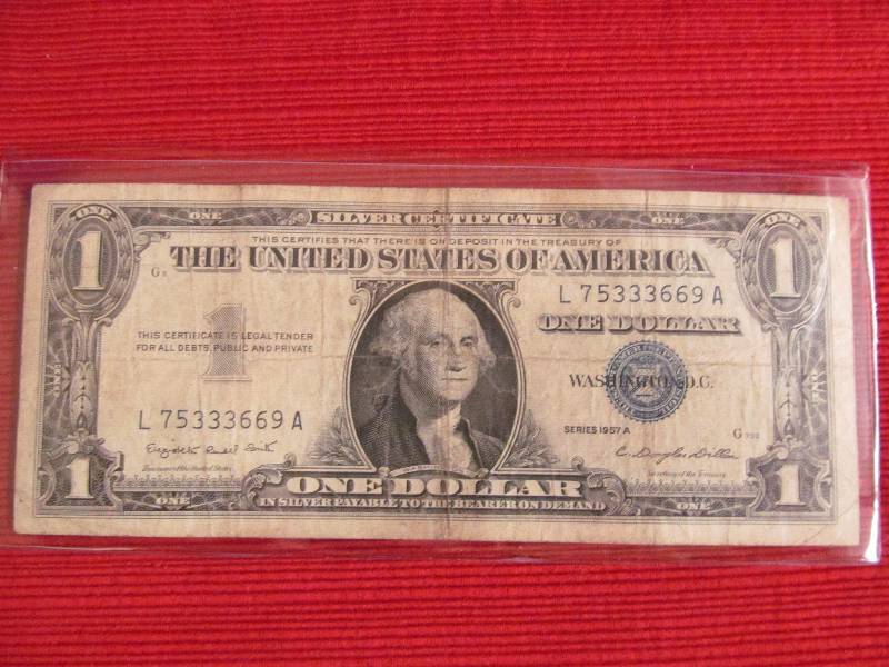 lot 108 image: Silver Certificate
