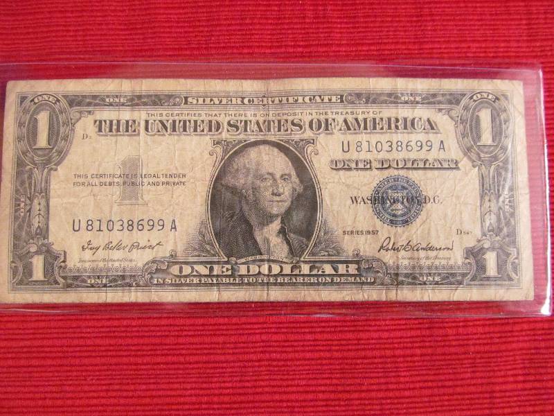 lot 109 image: Silver Certificate