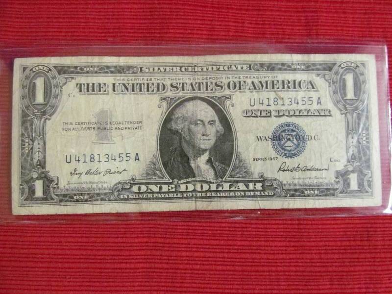 lot 111 image: Silver Certificate