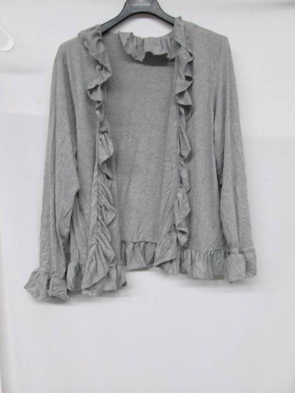 lot 59 image: Company B Womens Ruffle-Front Cardigan