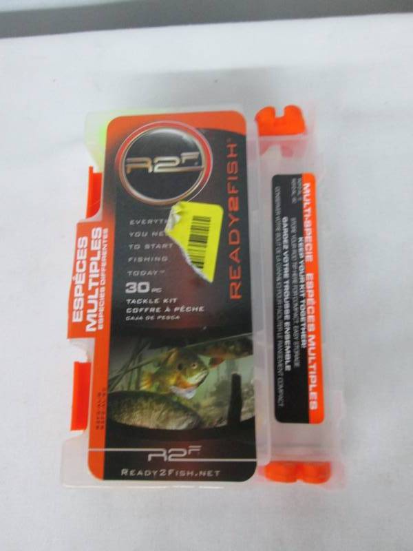 lot 26 image: Ready 2 Fish 30 PC Multi-Species Tackle Box