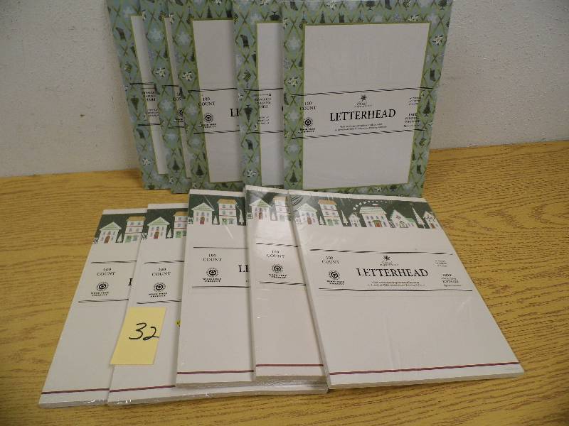 10 Packs of Christmas Letterhead