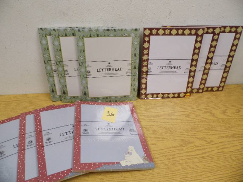 10 Packs of Christmas Letterhead