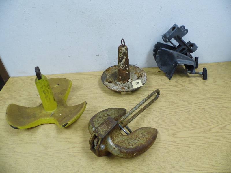 Anchors and Boat Motor Mount