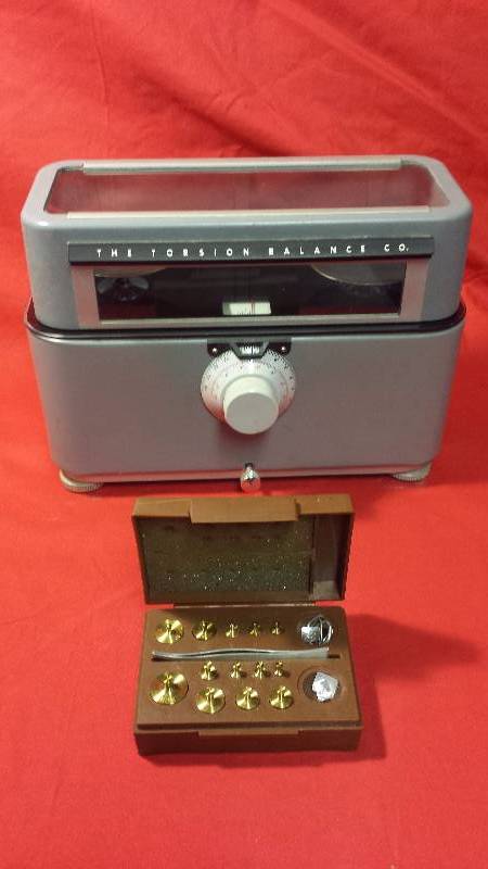 VINTAGE Torsion Balance DRX Precision Mechanical Weighing 120g Scale