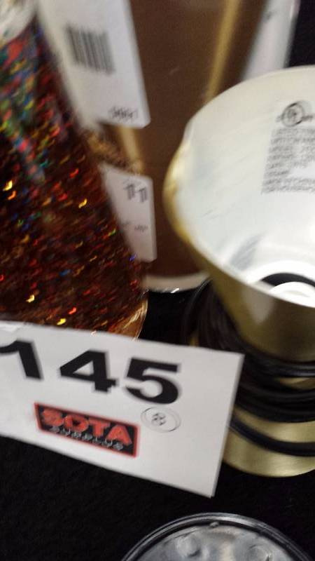 lot 145 image: Lava Lite 14-12 Rainbow Glitter Lamp