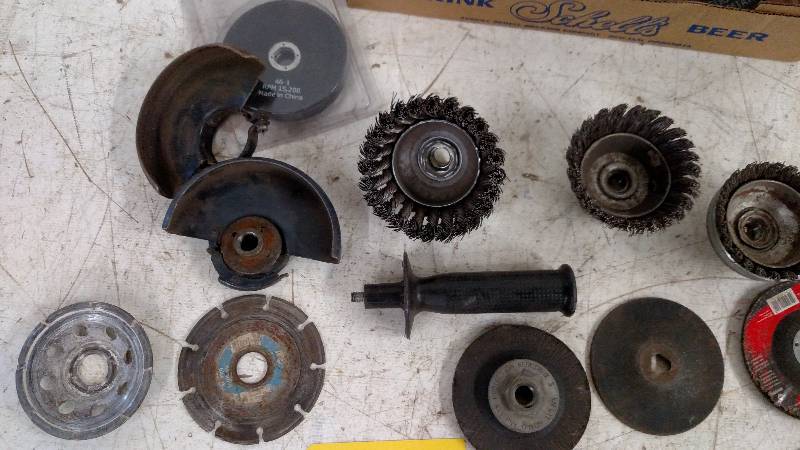Asstd Grinder Wheels & Wire Cups...