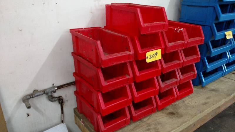 (17) Gould Bins, 6 12 x 12 x 6...