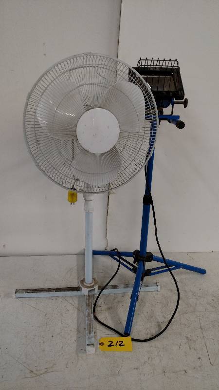 Work Light & Oscillating Fan, Works...