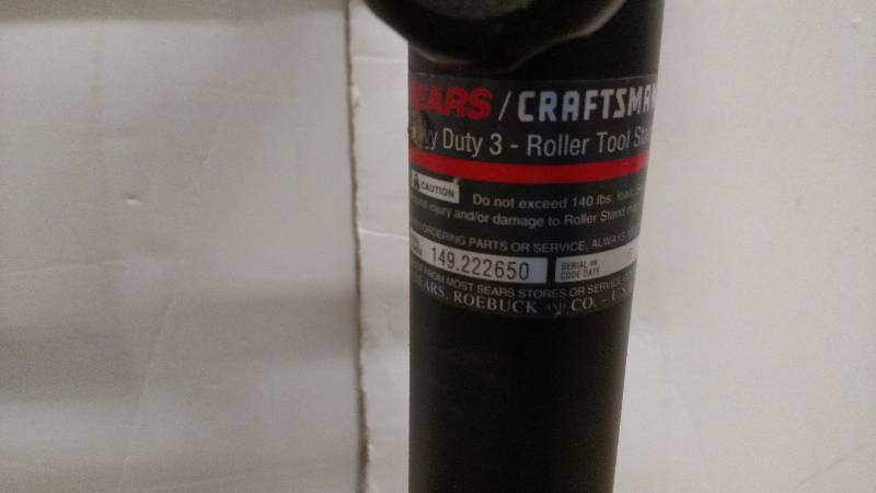 Craftsman 3-Roller Adjustable Heigh...