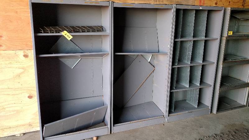 (3) Steel Shelf Units, 36 x 18 x 72...