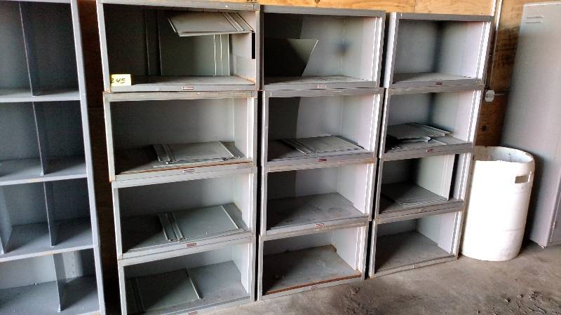 (12) Steel Shelf Units, 31.5 x 19.5...