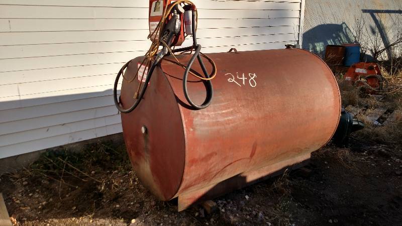 500 Gallon Fuel Barrel with Gas Boy...