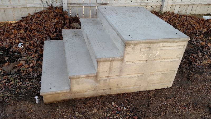 Concrete Steps, 48 x 64 x 30...